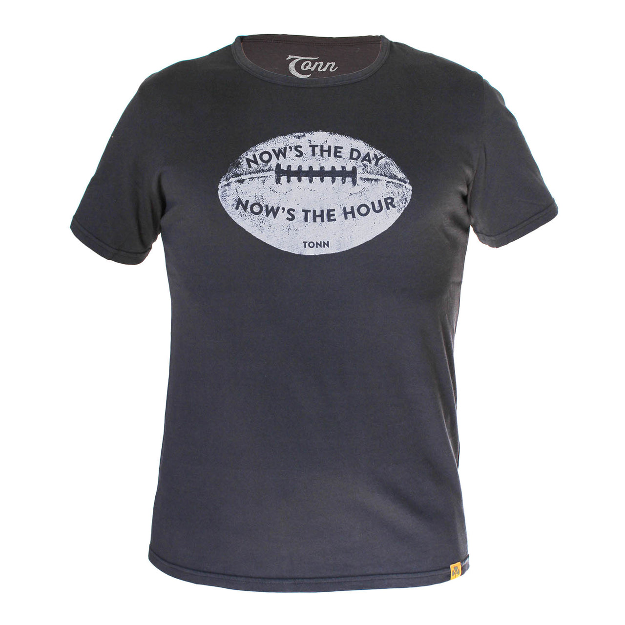 Now's the Day Rugby Crew Neck Tee Black - LAST ONE!