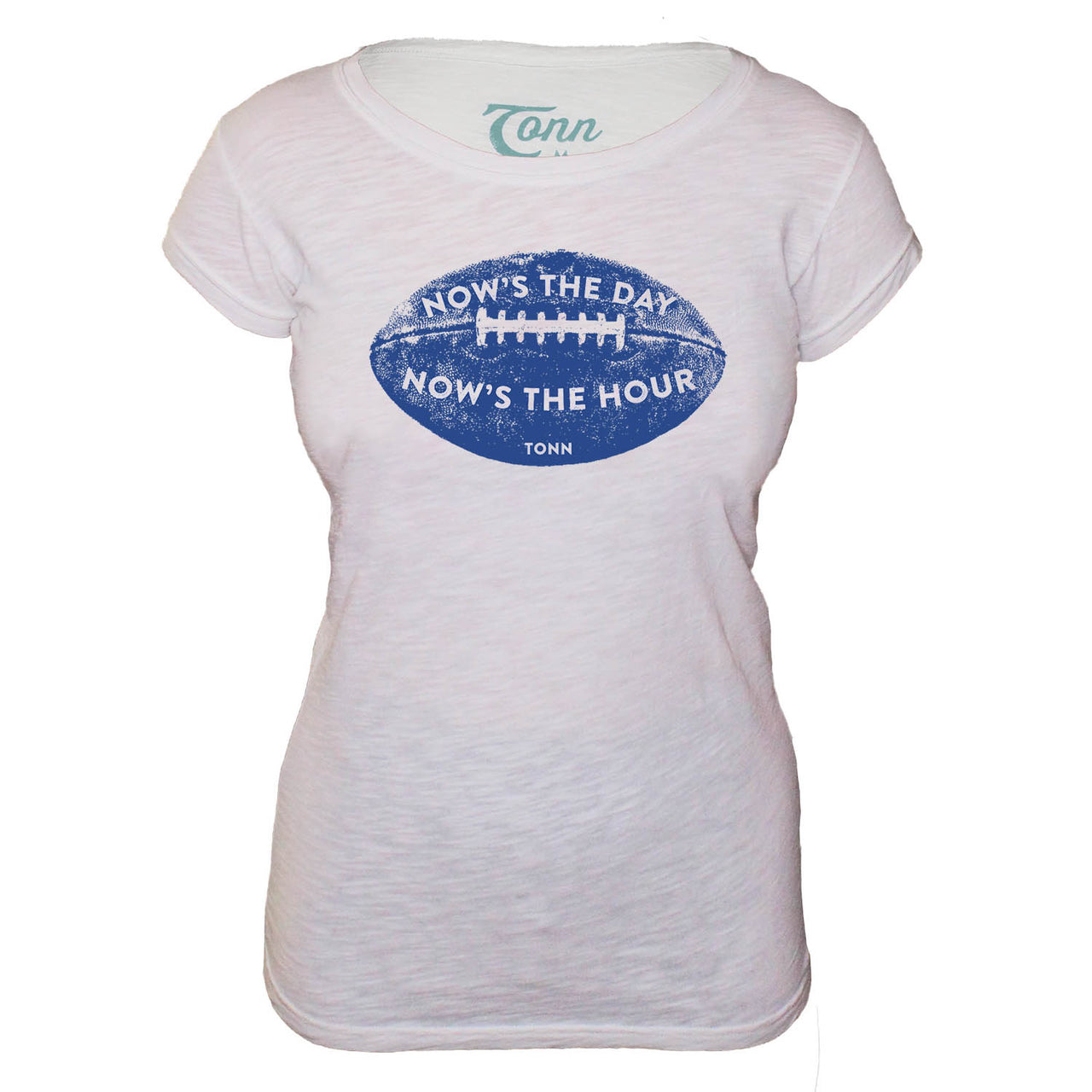 Ladies Now is the Day Rugby Tee - Petite Fit - White