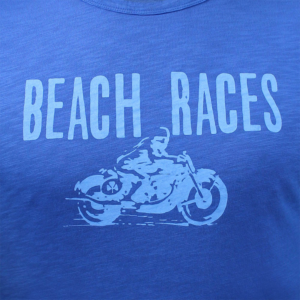 Beach Races Tee Blue