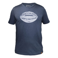 Thumbnail for Now's the Day Rugby V-Neck Tee Navy.   ONLY XS AND 2XL LEFT!