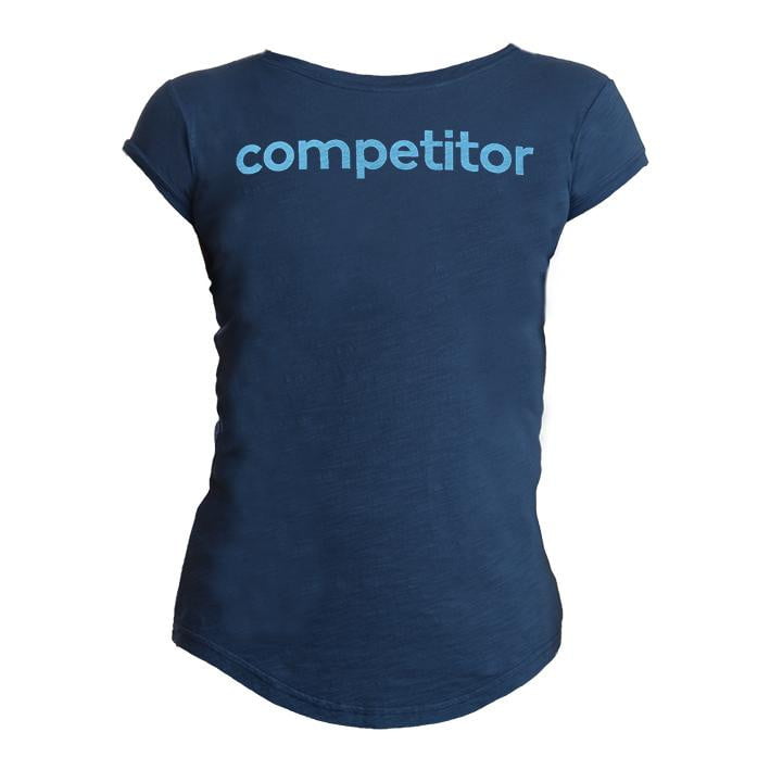 Ladies Competitor Tee Navy - Petite Fit.