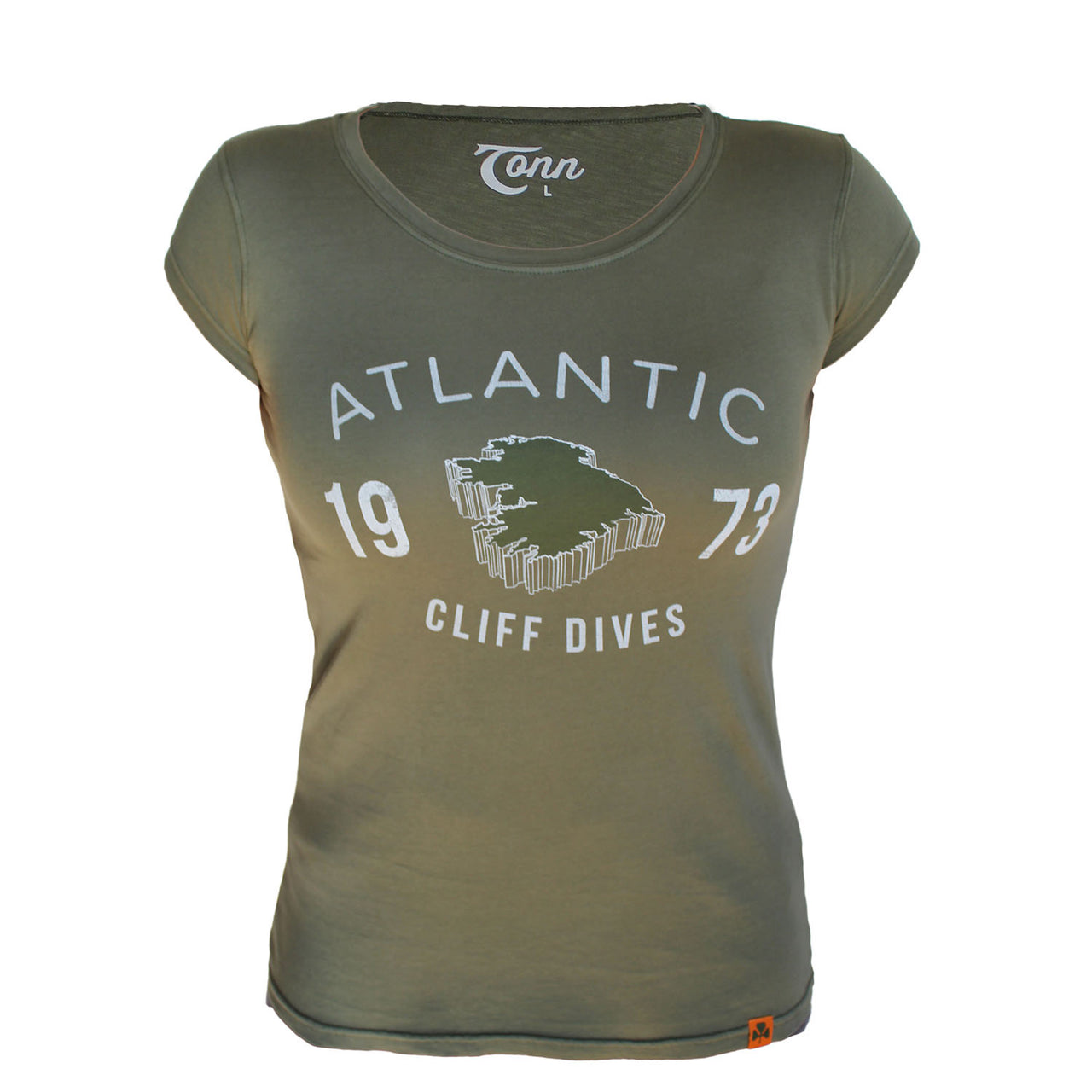 Ladies Cliff Dives Tee - Green