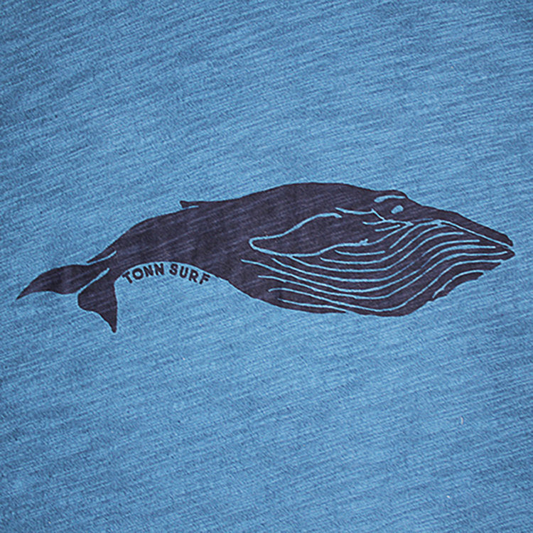 Whale Tee Blue